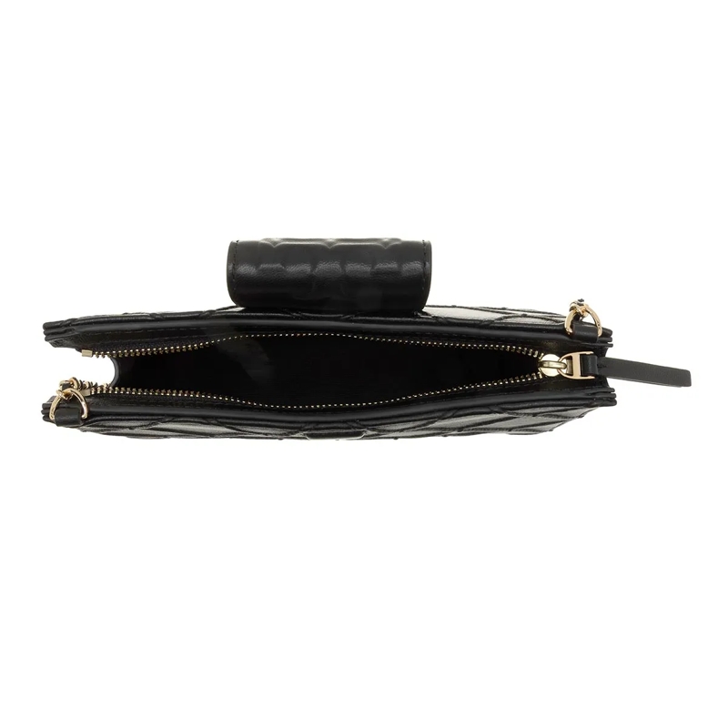 Tory Burch Wallet On A Chain Fleming Mini Chain Wallet Black(Image 5)