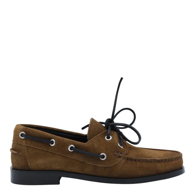 Aeydē Balletschoenen Classic Moccasin-Inspired Flat Shoes With Lace-Up  Black