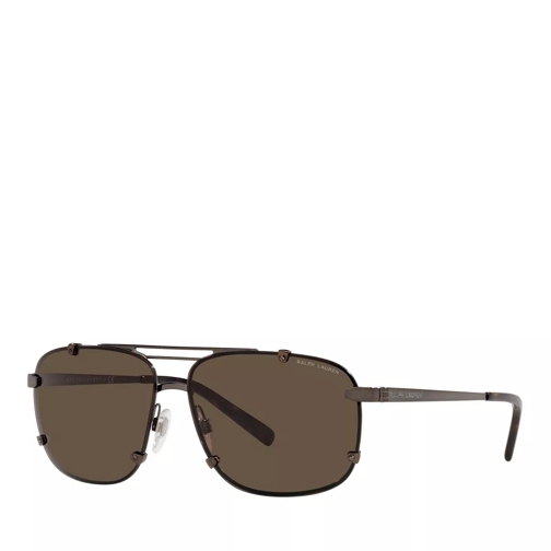 Ralph Lauren 0RL7071 Sunglasses Shiny Dark Gunmetal Lunettes de soleil