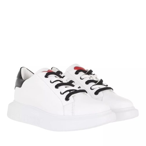 Love Moschino Sneakerd Gomma40 Vit  Bianco Nero Low-Top Sneaker