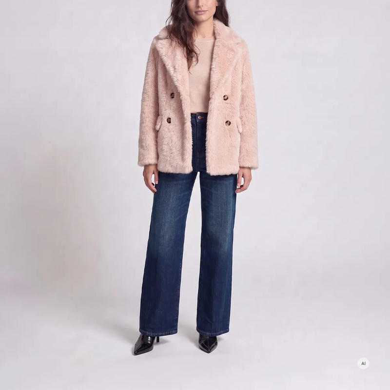 Marc Aurel Blazer Blazer- Pattentaschen- Ärmelschlitz mit Knöpfen rosa(Image 2)