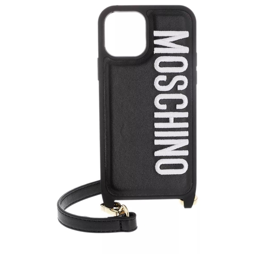 Moschino Phone case                     Nero Portacellulare a borsetta