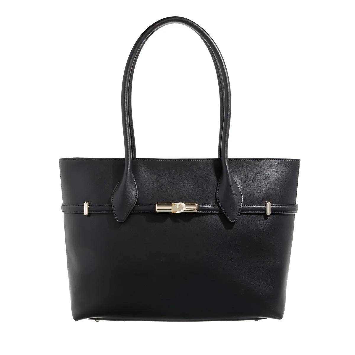 Furla Women's Black Shoppers & Totes - Goccia Tote - Shoppers & Totes For Unisize
