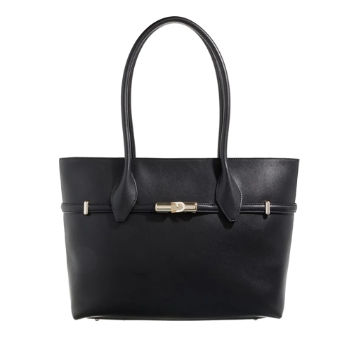 Furla Furla Goccia L Tote Nero Rymlig shoppingväska