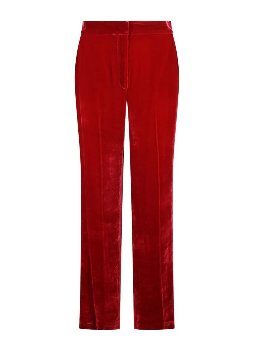 P.A.R.O.S.H. - Relur24 Velvet Trousers - Größe S - rot