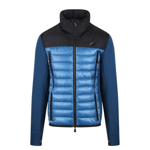 Moncler Daunenjacken Cardigan Down Jacket Blue