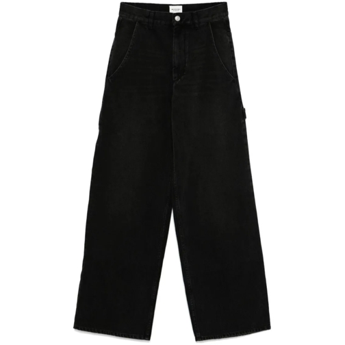 Etoile Isabel Marant Jeans Black Wide Leg Jeans Black