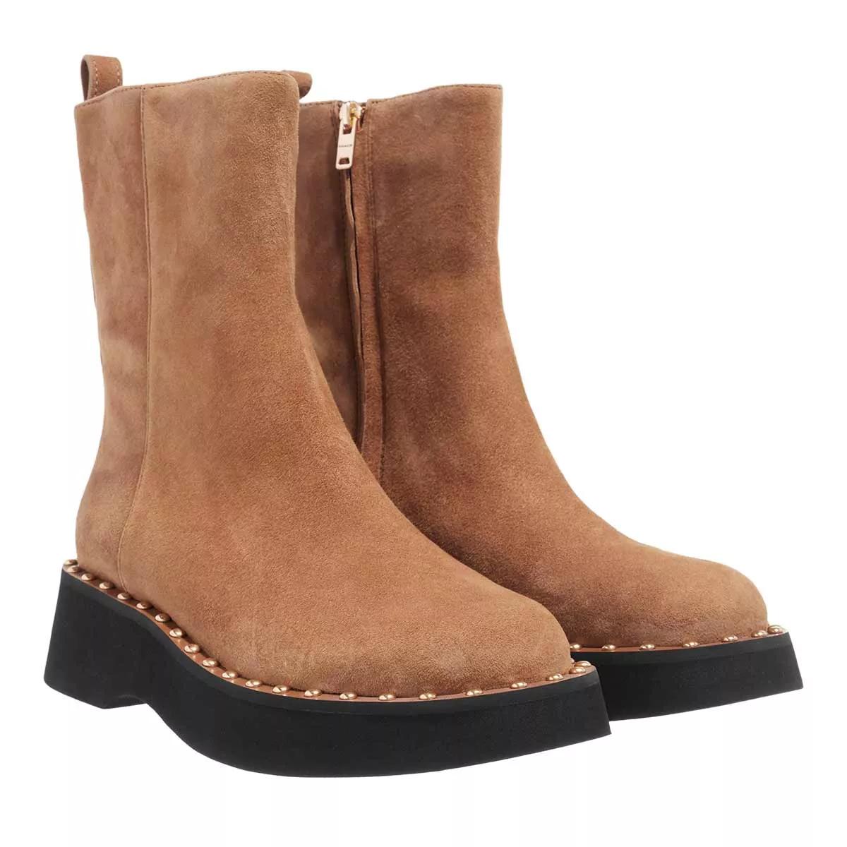 Coach suede 2025 ankle boots