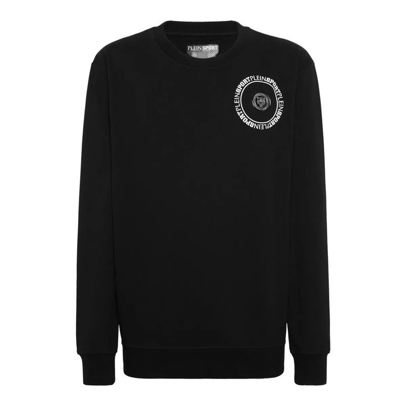 Plein Sport Top Sweatshirt Carbon Tiger schwarz