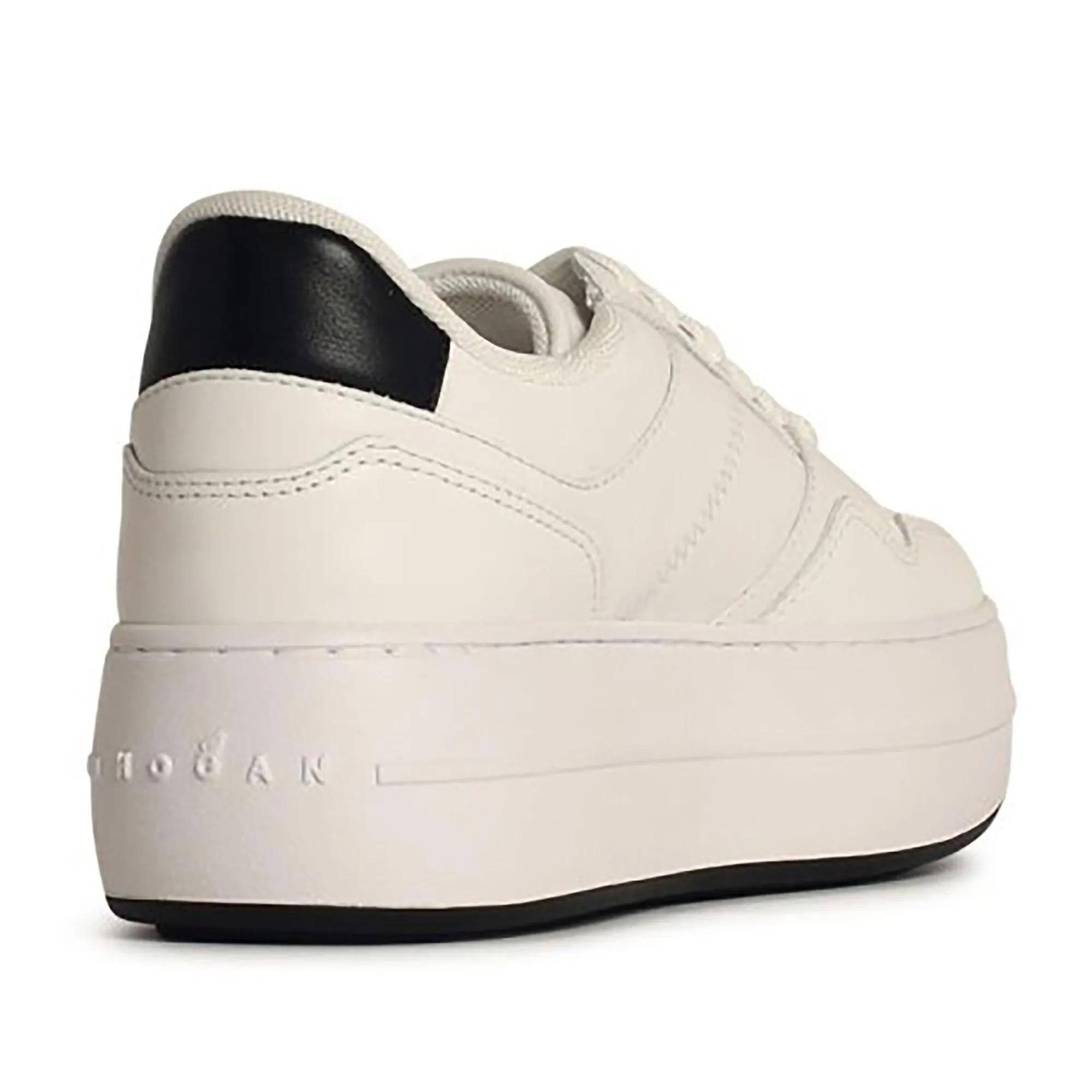 Hogan Low-Top Sneakers 'H670' White Leather Sneakers in wit