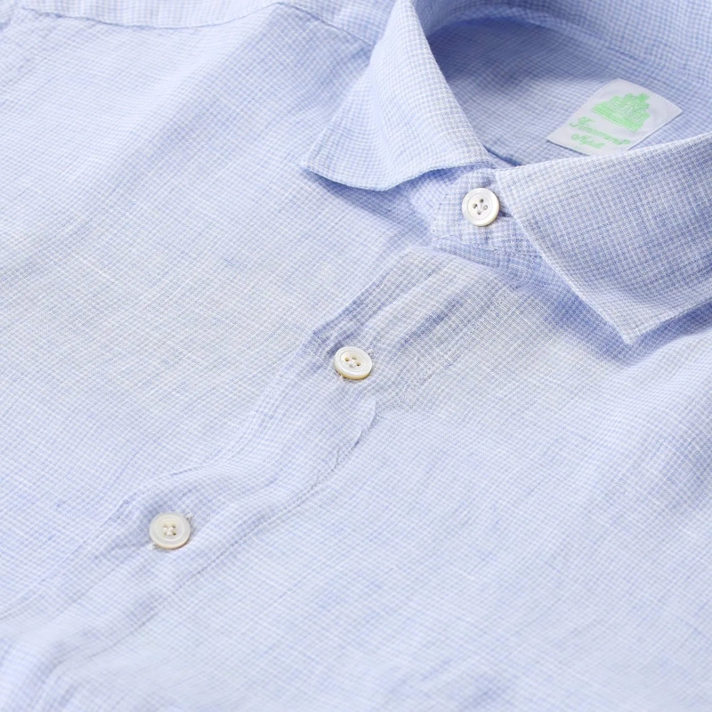 Finamore Hemd Hemd Luigi Tokyo blau(Image 3)