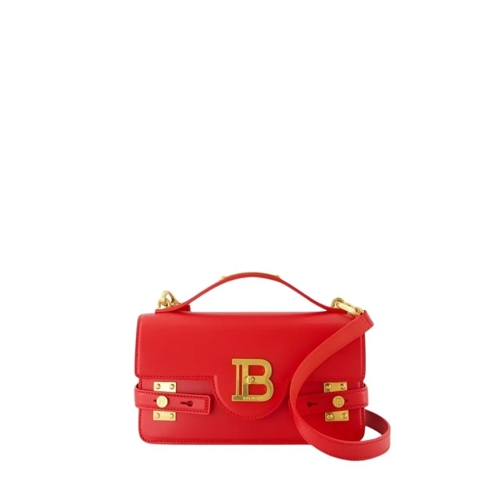 Balmain Schoudertas B-Buzz Shoulder 24 Purse - Leather - Red Red