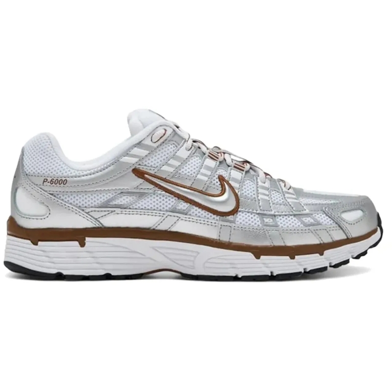 Nike Low-Top-Sneaker Nike P-6000 White Light British Tan (Women's) weiß