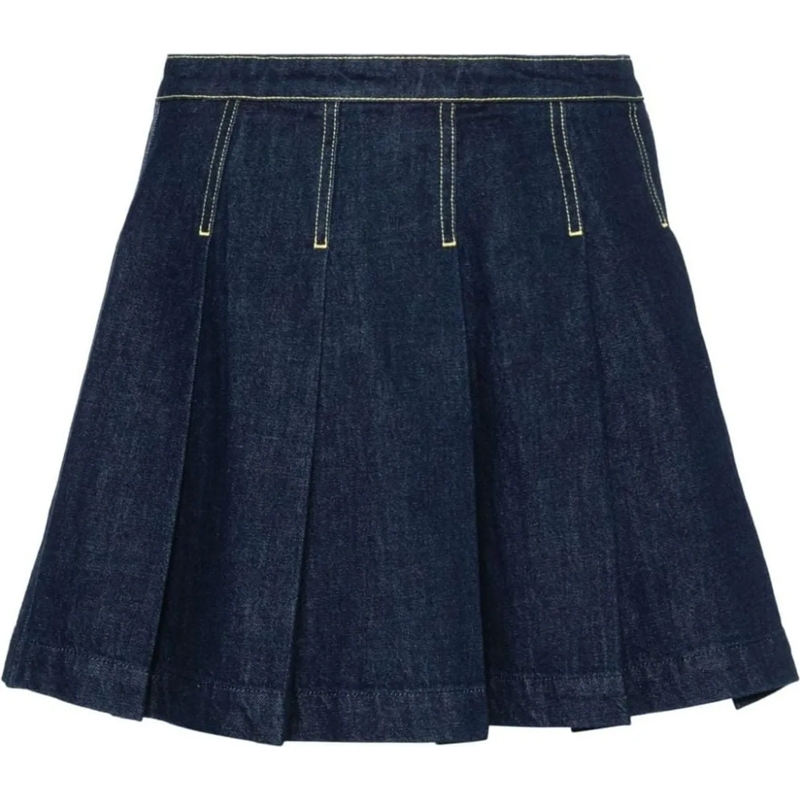 Kenzo Jupe midi Skirts Rinse Blue Denim blau