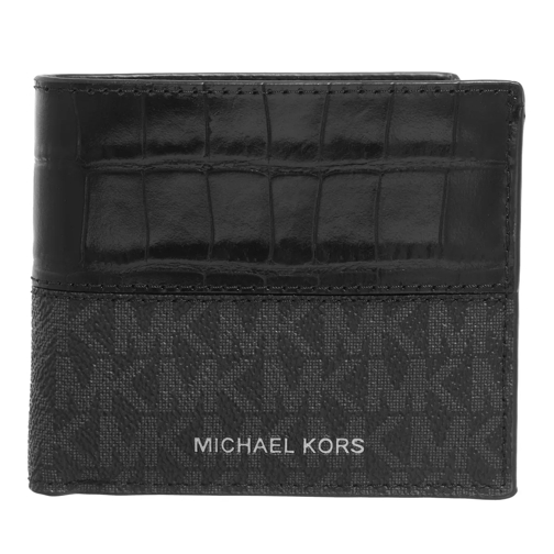 MICHAEL Michael Kors Billfold Black Multi Bi-Fold Portemonnaie