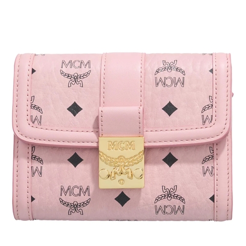 MCM Tri-Fold Wallet Tracy Vi Small Wallet Sml Pz Soft Pink