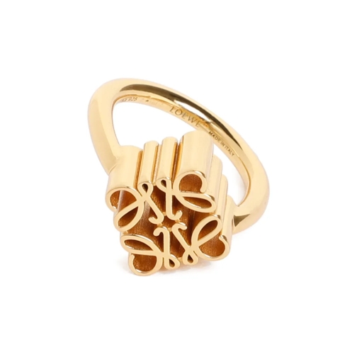 Loewe Ring Single Anagram Ring Gold