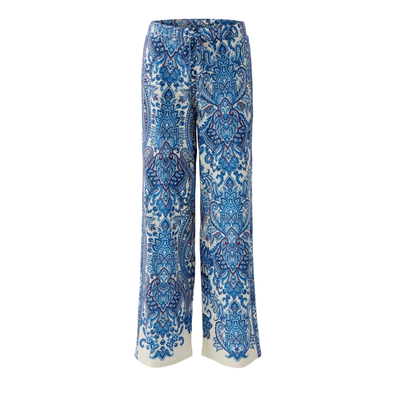 Oui Hose Schlupfhose offwhite