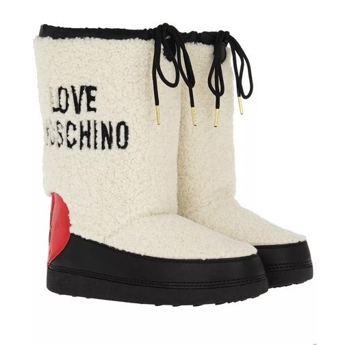 Love Moschino Ski Boot Natural/Rosso Ankle Boot