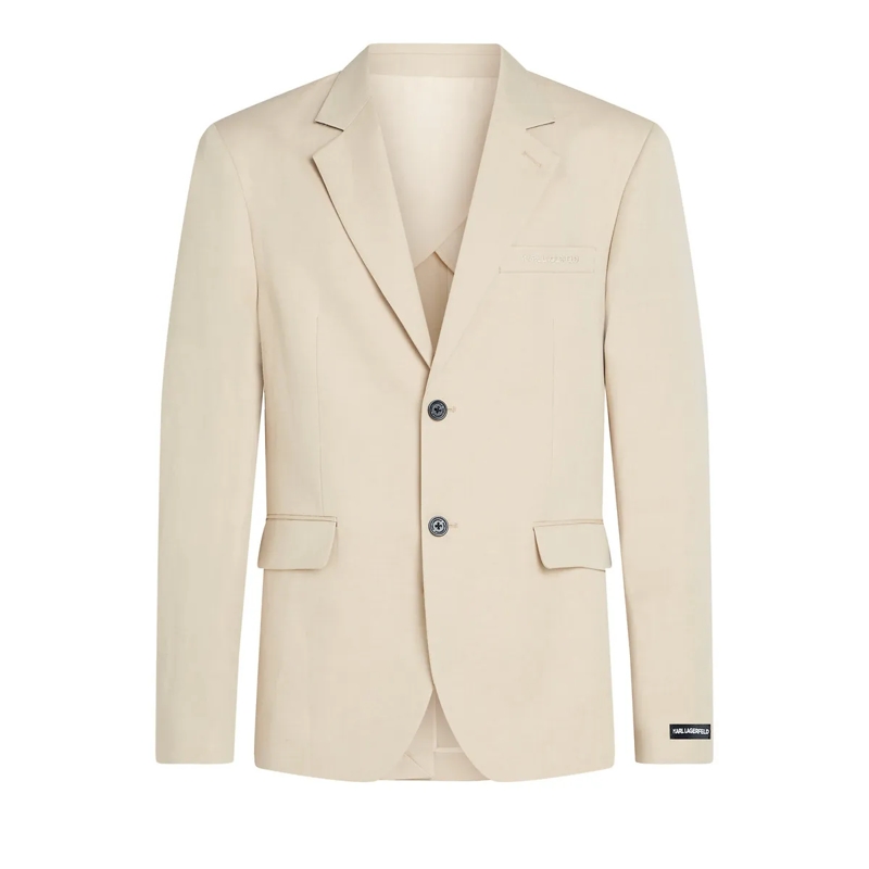 Karl Lagerfeld Blazer BLAZER AUS LEINEN beige