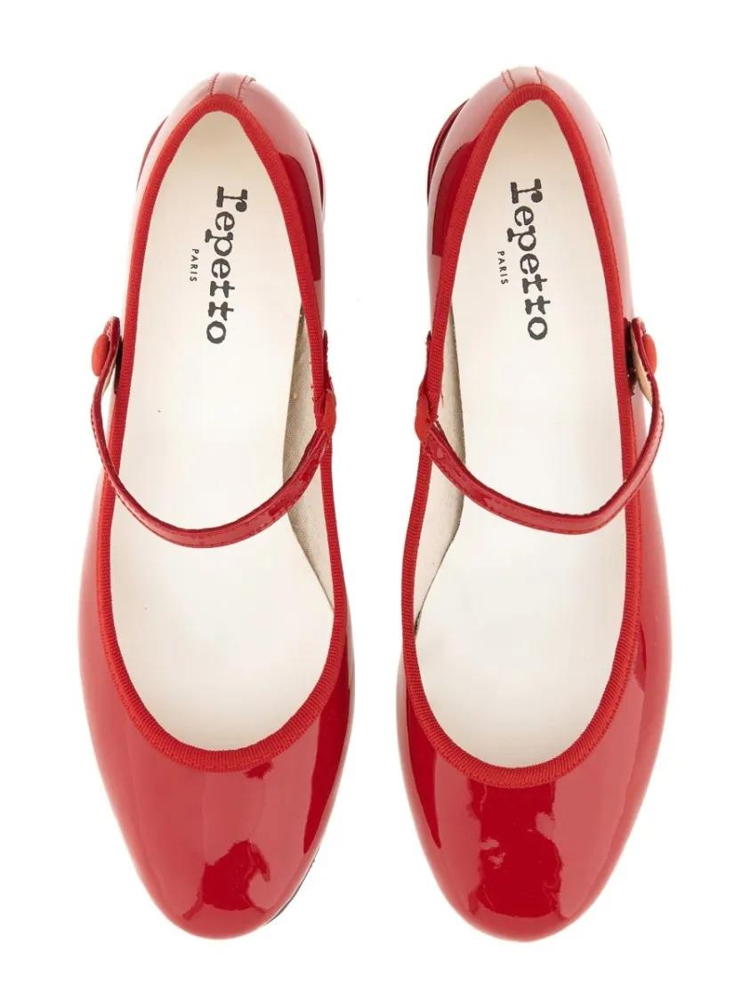 Thumbnail - repetto Hohe Schuhe - Mary Jane Rose Pump - Gr. 39 (EU) - in Rot - für Damen