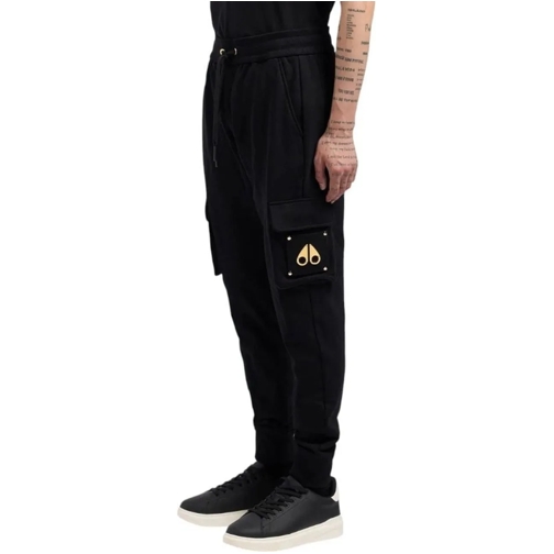 Moose Knuckles Casual Broek Celemont Cargo Jogger Gold schwarz