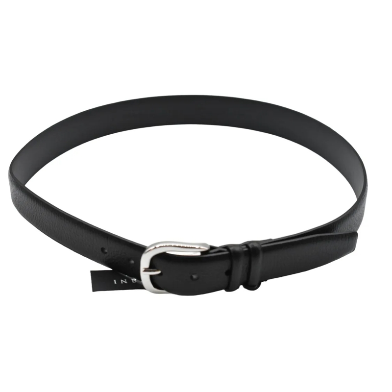 Orciani Gürtel Smooth Leather Belt Black