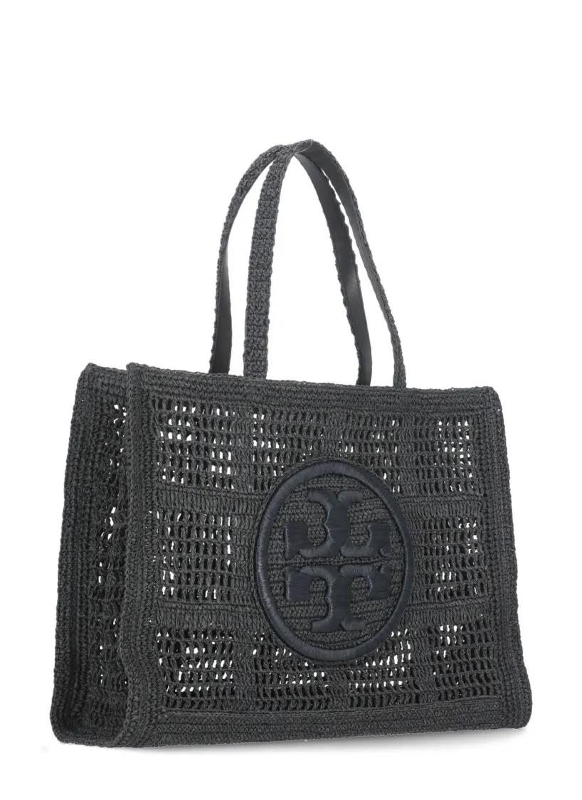TORY BURCH Shoppers & Totes Black Shopping Bag in zwart