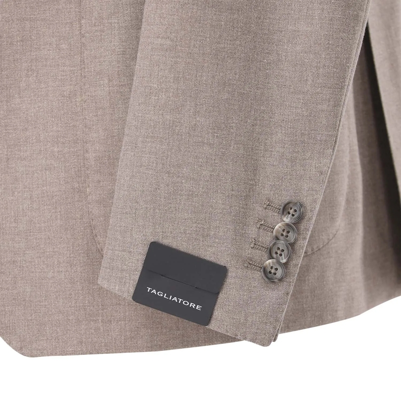 Tagliatore Combinaison de costume Zweiteiliger Anzug aus Wollmix braun(Image 5)