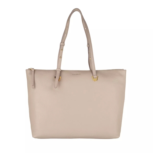 Coccinelle Handbag Grained Leather  Powder Pink Rymlig shoppingväska