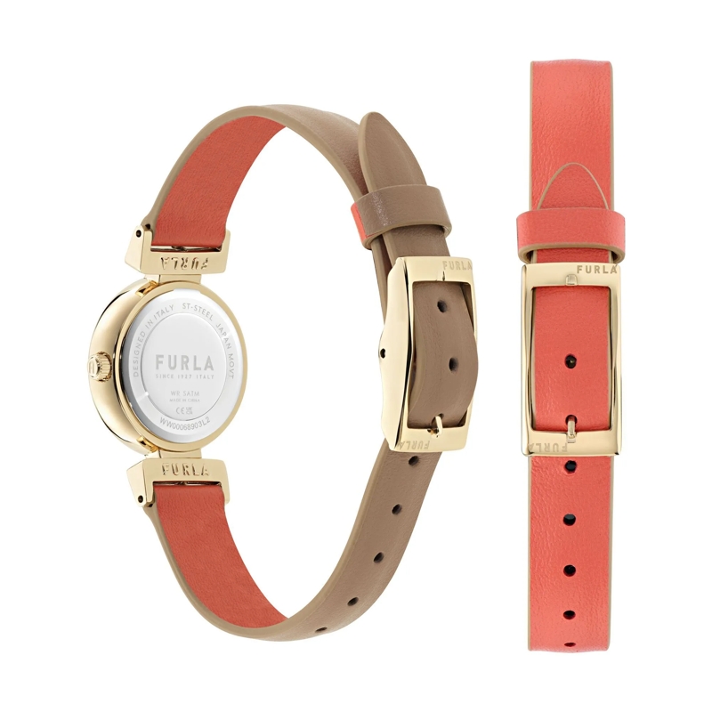 Furla Quarzuhr Quarz-Analoguhr Furla Twist orange(Image 7)