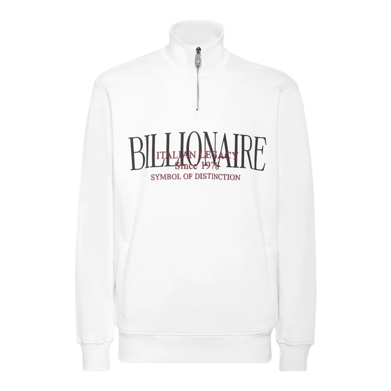 BILLIONAIRE Top Sweatshirt weiss