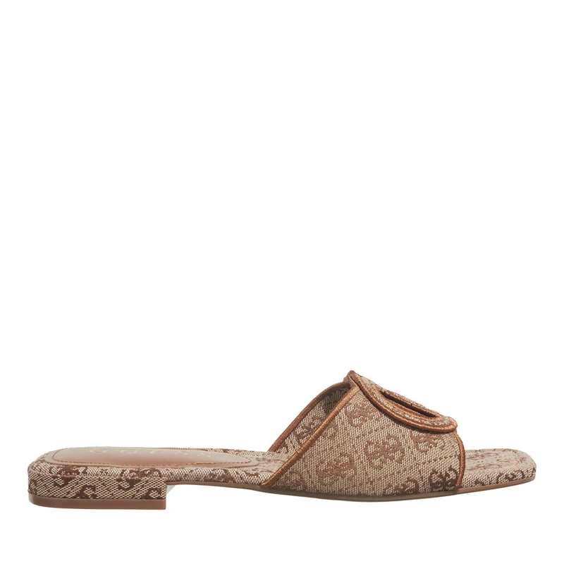 Guess Slides Tarishae Beige Brown