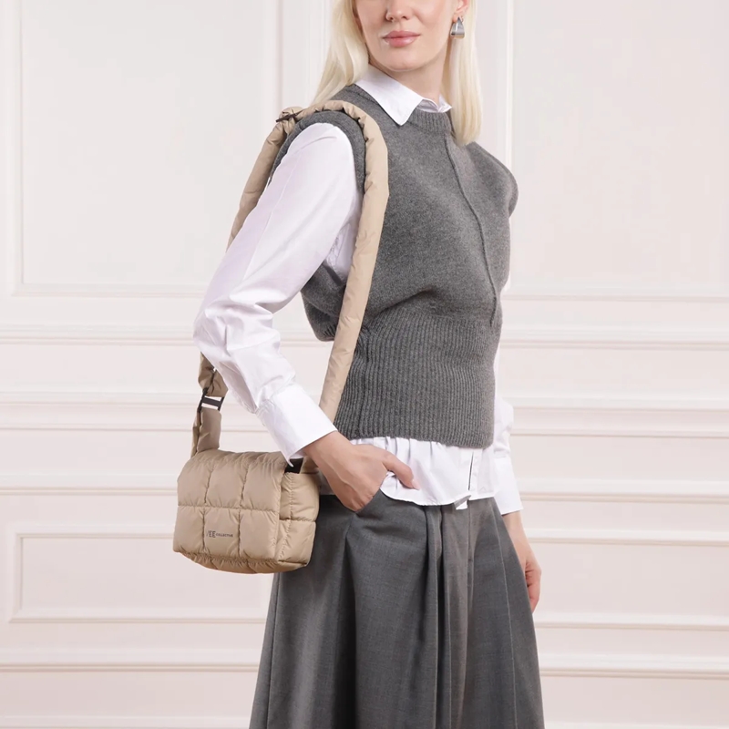 Vee Collective Crossbody Bag Porter Messenger Mini Sand Yellow(Image 2)