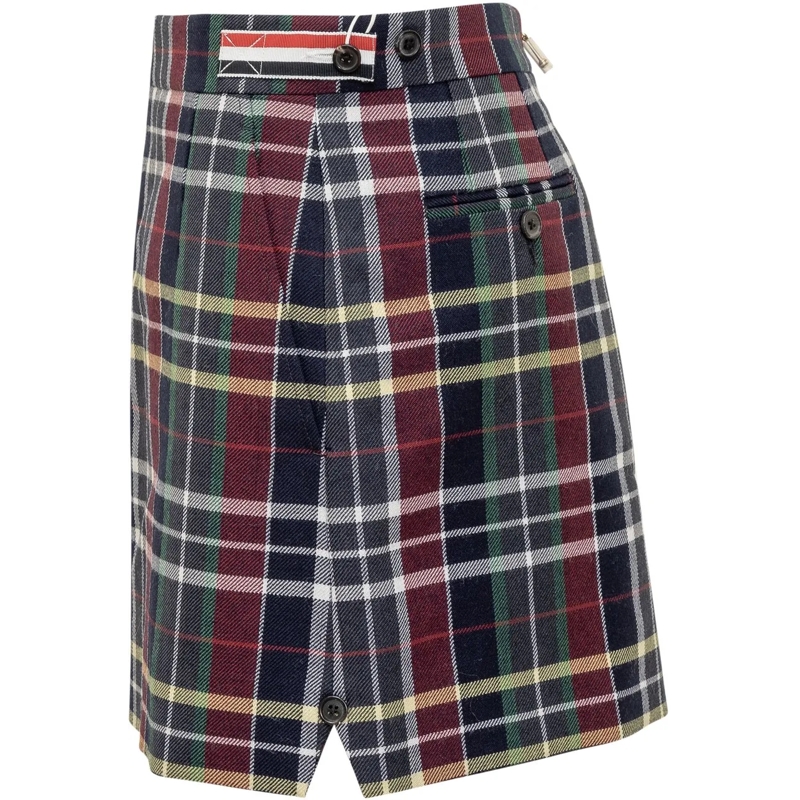 Thom Browne Minijupe Minigonna Check mehrfarbig(Image 3)