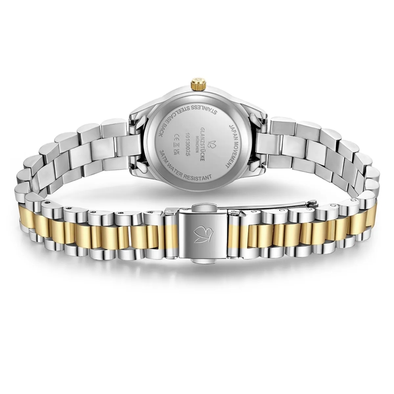 Glanzstücke München Automatikuhr Damen Armbanduhr Edelstahl silber(Image 5)
