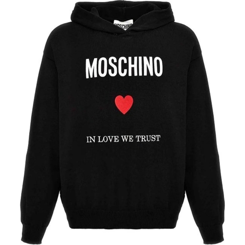 Moschino  Moschino Couture In Love We Trust Hooded Sweatshir schwarz