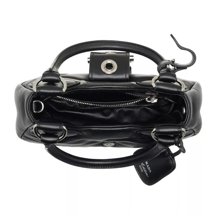 Prada Handle Bag Black Crossbody Bag