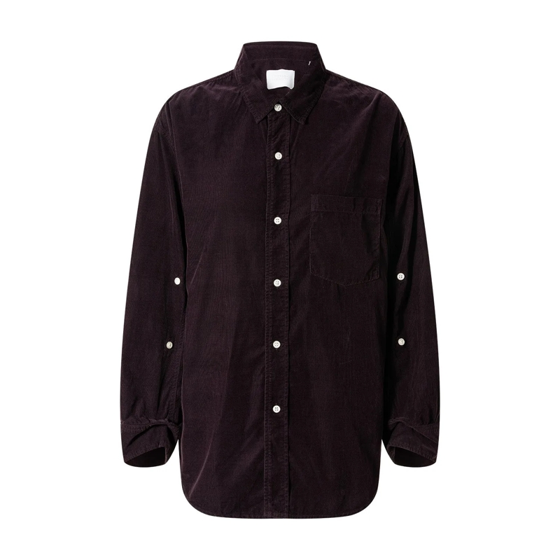 Citizens Of Humanity Chemisier Hemdbluse Kayla aus Baumwolle lila