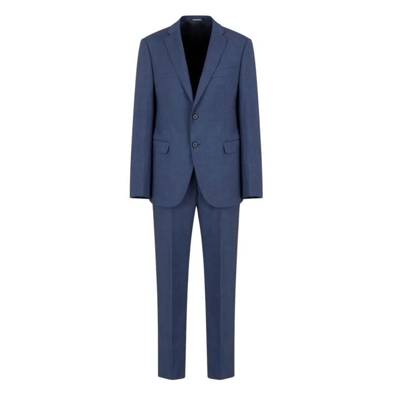 Emporio Armani Combinaison de costume Slim Fit Two-Piece Suit In Atlantic Deep Blue