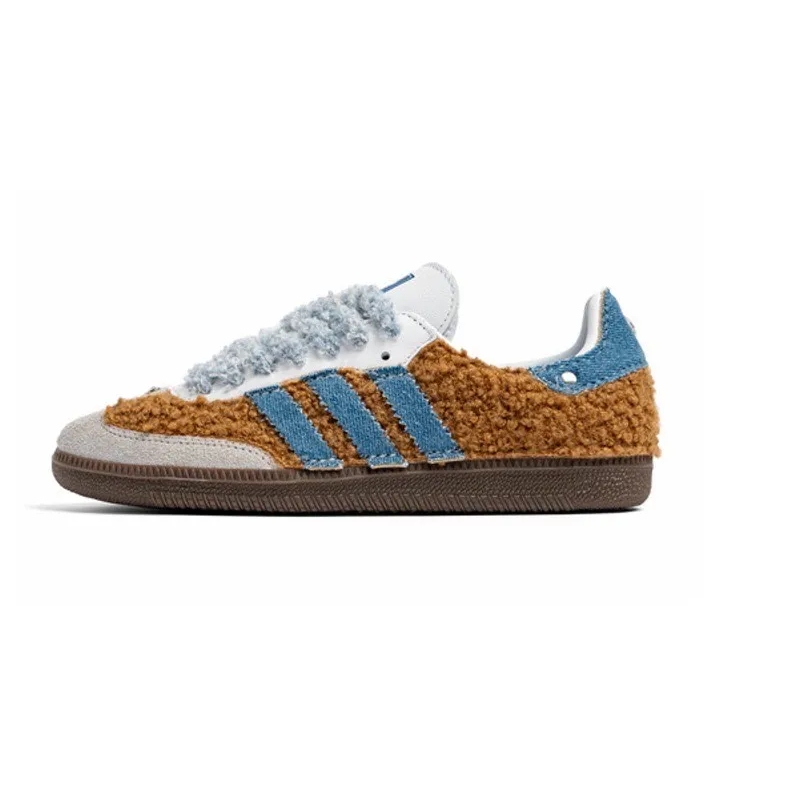 Adidas Sneaker basse Custom Brown Textile Samba Sneakers Brown