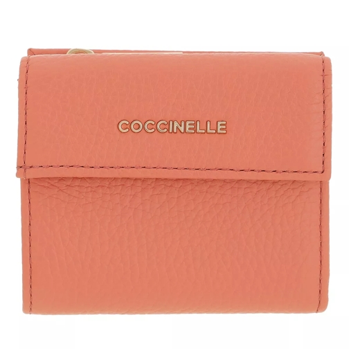 Coccinelle Metallic Soft Wallet Geranium Bi-Fold Portemonnaie