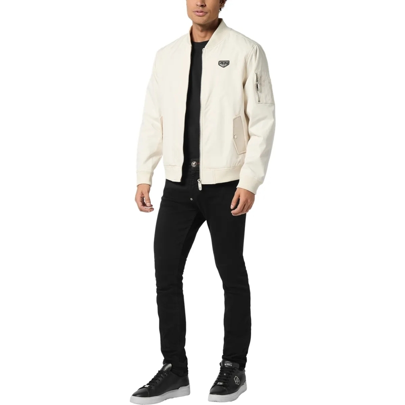 Philipp Plein Daunenjacke Bomber beige(Image 4)
