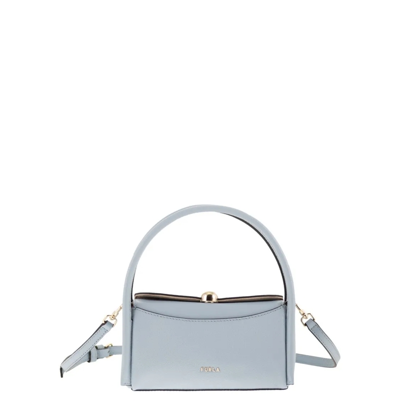 Furla Schultertasche Nicole - Mini Leather Bag White