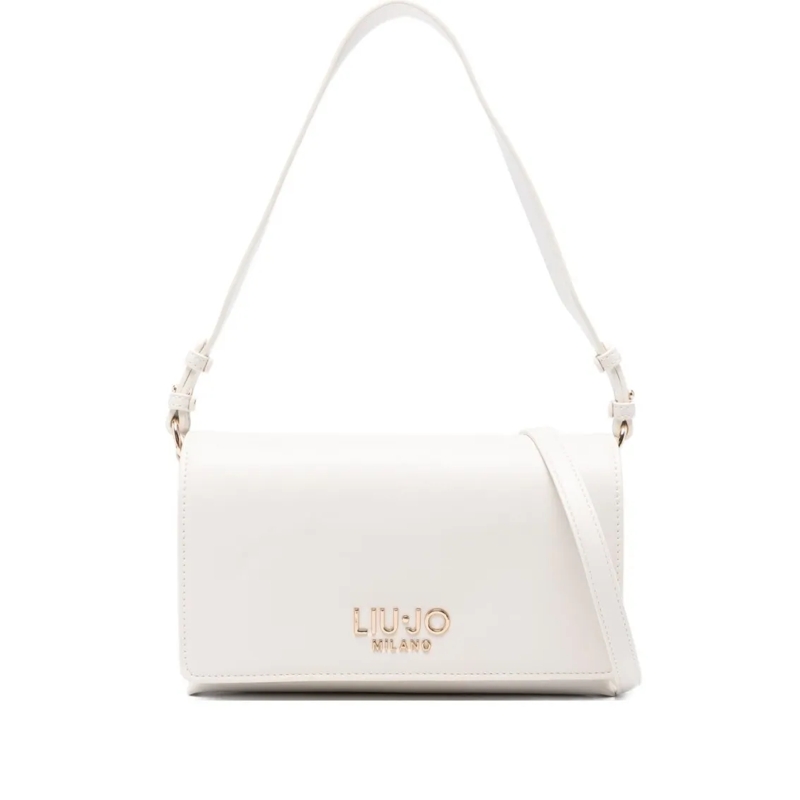 LIU JO Schultertasche Rectangular Beige Shoulder Bag With Gold-Tone Acce Neutrals