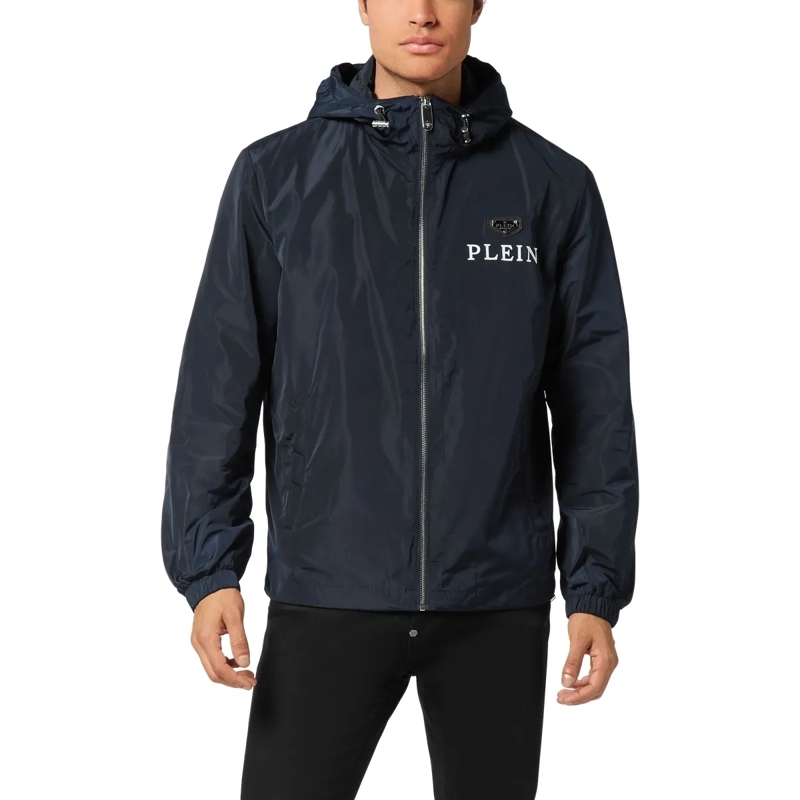 Philipp Plein Daunenjacke Windbreaker dunkel-blau(Image 3)