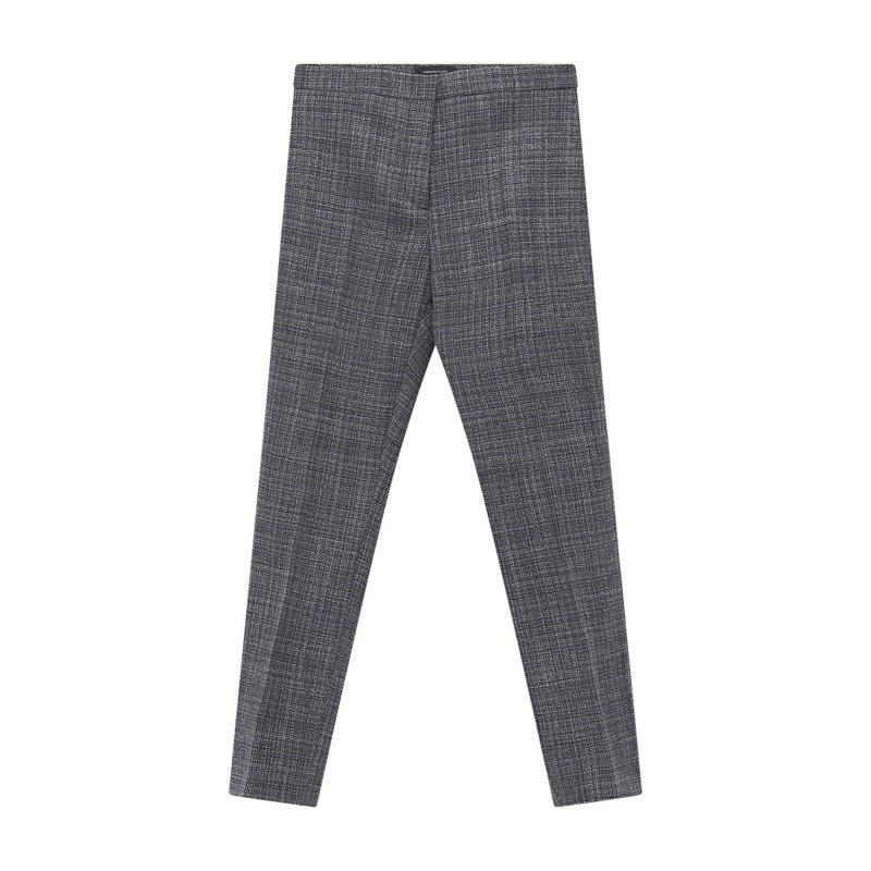 Fabiana Filippi Freizeithose Stoffhose Montefalco aus Merinowolle dunkelblau
