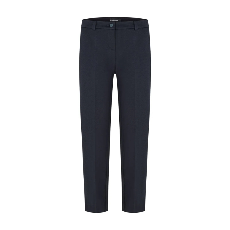 Cambio Stoffen broek Carrot-Fit Stoffhose Karina Navy