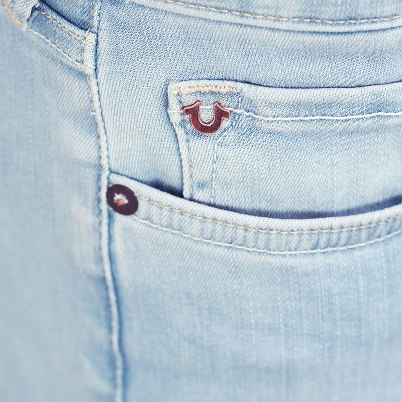 True Religion Jeans Jeans HALLE Crop Slit blau(Image 2)