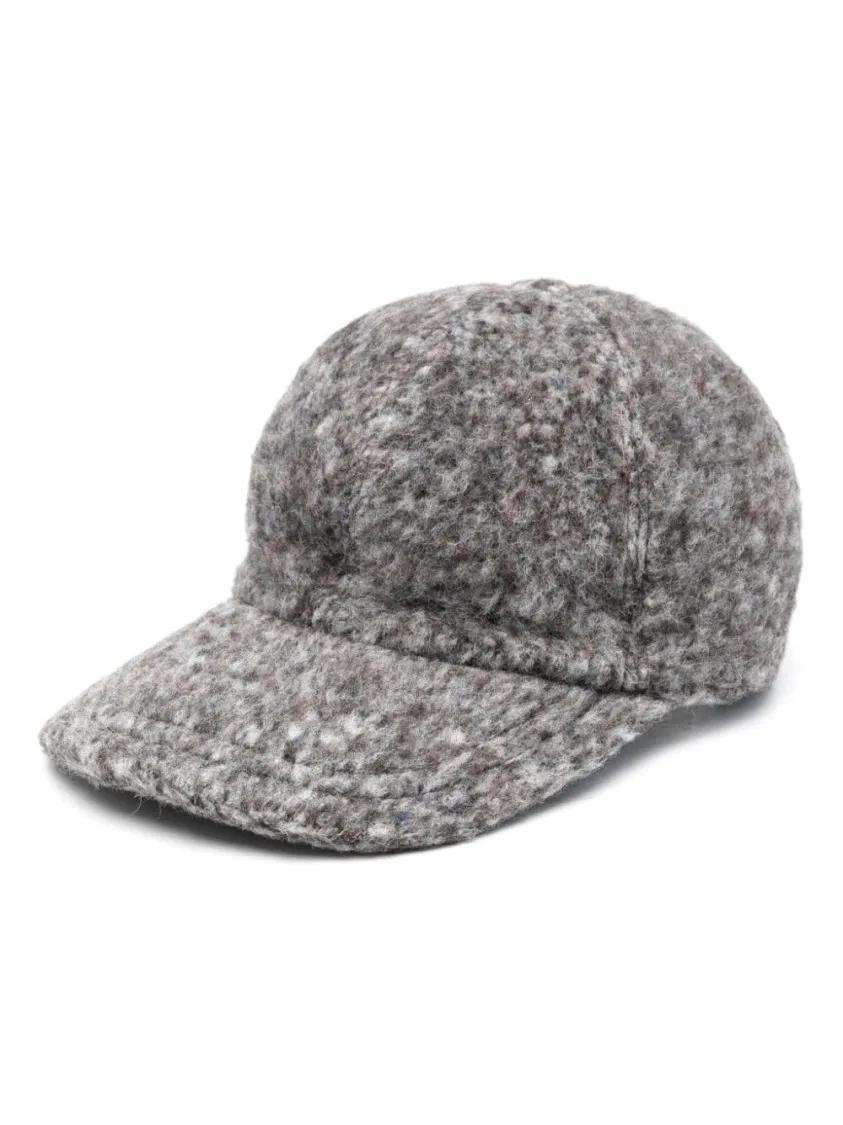 Lorena Antoniazzi Mützen - Mélange Baseball Cap - Gr. M - in Grau - für Damen